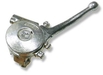 Manette de gaz à collier pour câble souple