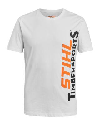 T-Shirt blanc STIHL unisexe logo vertical