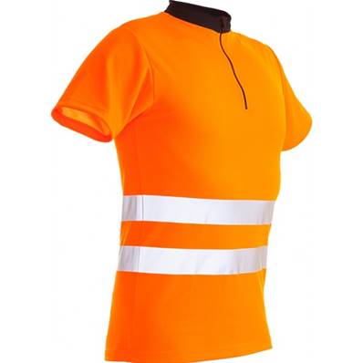 Zipp-Neck Shirt PFANNER EN 20471 orange
