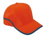 Casquette haute visibilité orange