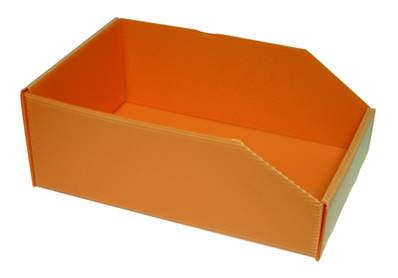 BOITE ORANGE PLASTIBOX 280X180X105/70