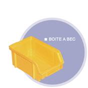 BOITE A BEC 146X237x124mm JAUNE