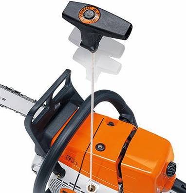 Poignée de lanceur Elastostart STIHL pour tronçonneuse