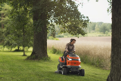 TRACTEUR TONDEUSE SERIE 200 HUSQVARNA TS215T