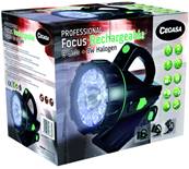 PROJECTEUR PRO RECHARGEABLE 9 LEDS+8W HALOGENE