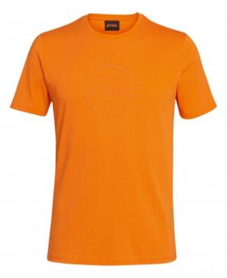 T-Shirt orange STIHL "LOGO CIRCLE" unisexe