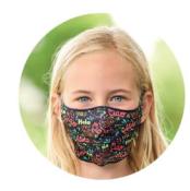 Masque tissu réversible PFANNER enfant