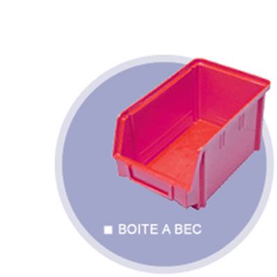 BOITE A BEC 103x166X73mm ROUGE