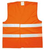 Gilet de sécurité orange réfléchissant G100