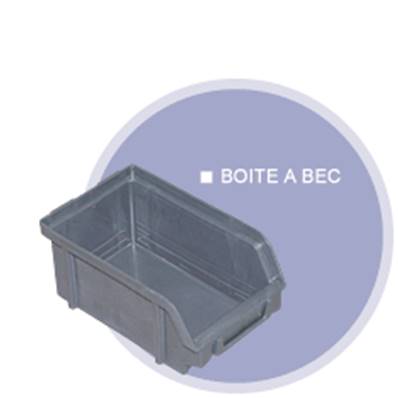 BOITE A BEC 103x166X73mm GRISE