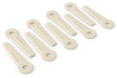 LAMES DE RECHANGE HUSQVARNA TRICUT EN PLASTIQUE 9 PIECES