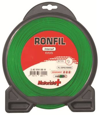 Rouleau de fil nylon vert