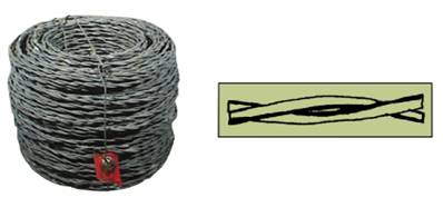 CABLE LISSE 2 FILS-CLASSE C-2X2.7 200M