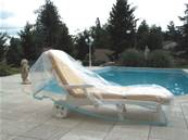 HOUSSE DE JARDIN PLASTIQUE CHAISE LONGUE